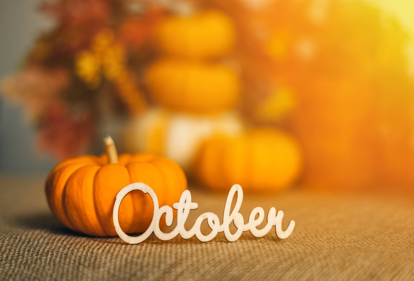 October Background